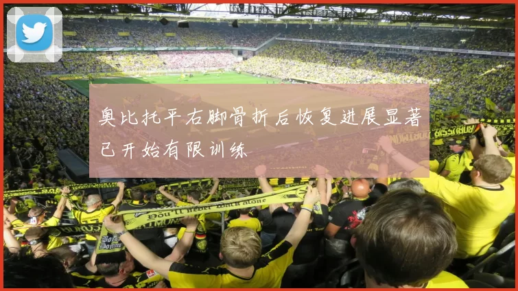 奥比托平右脚骨折后恢复进展显著已开始有限训练