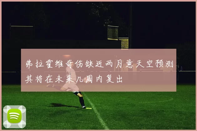 弗拉霍维奇伤缺近两月意天空预测其将在未来几周内复出