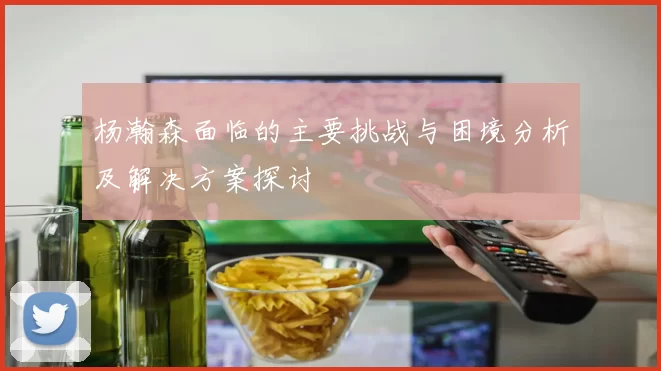 杨瀚森面临的主要挑战与困境分析及解决方案探讨